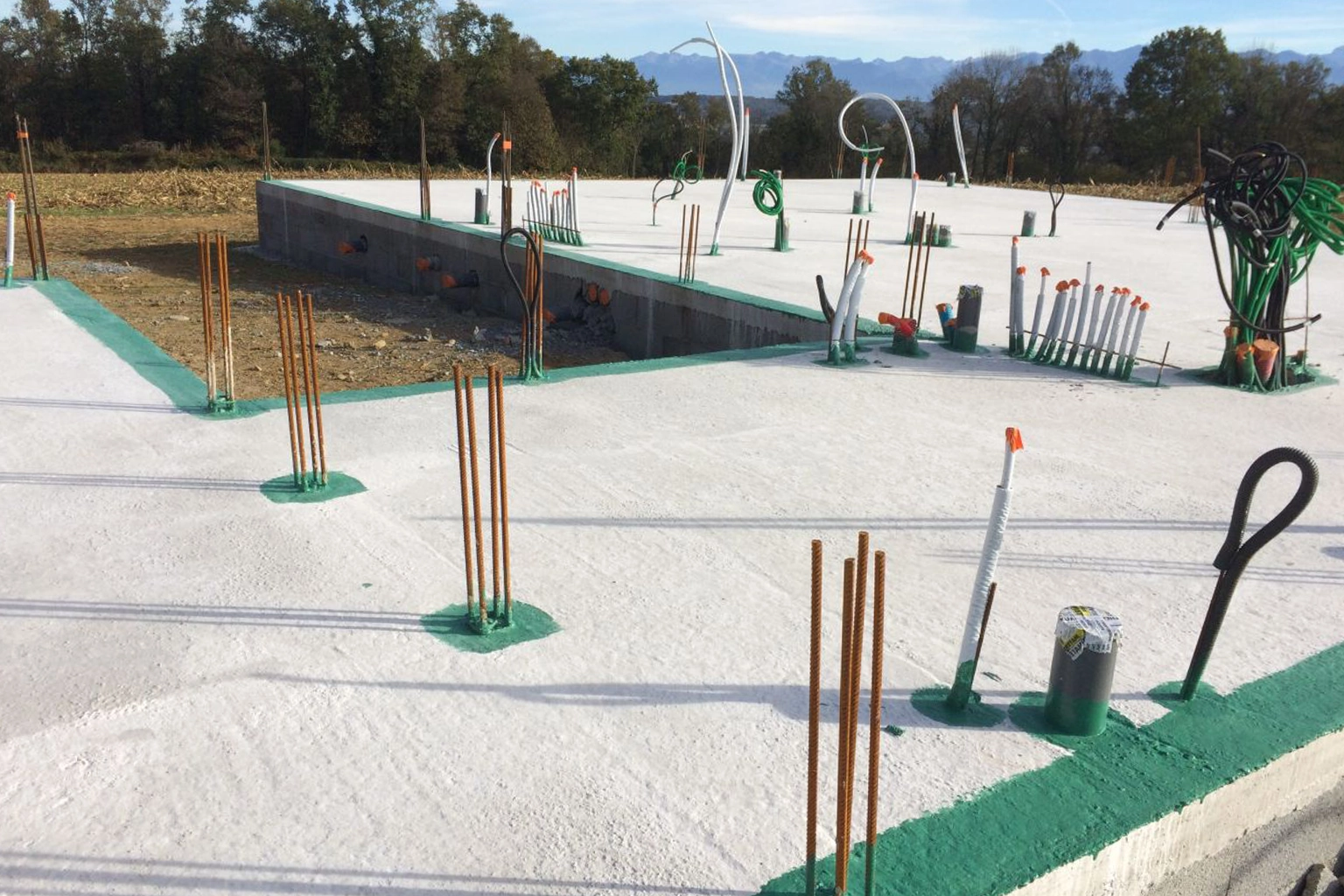 Protection préventive contre les termites sur une construction neuve