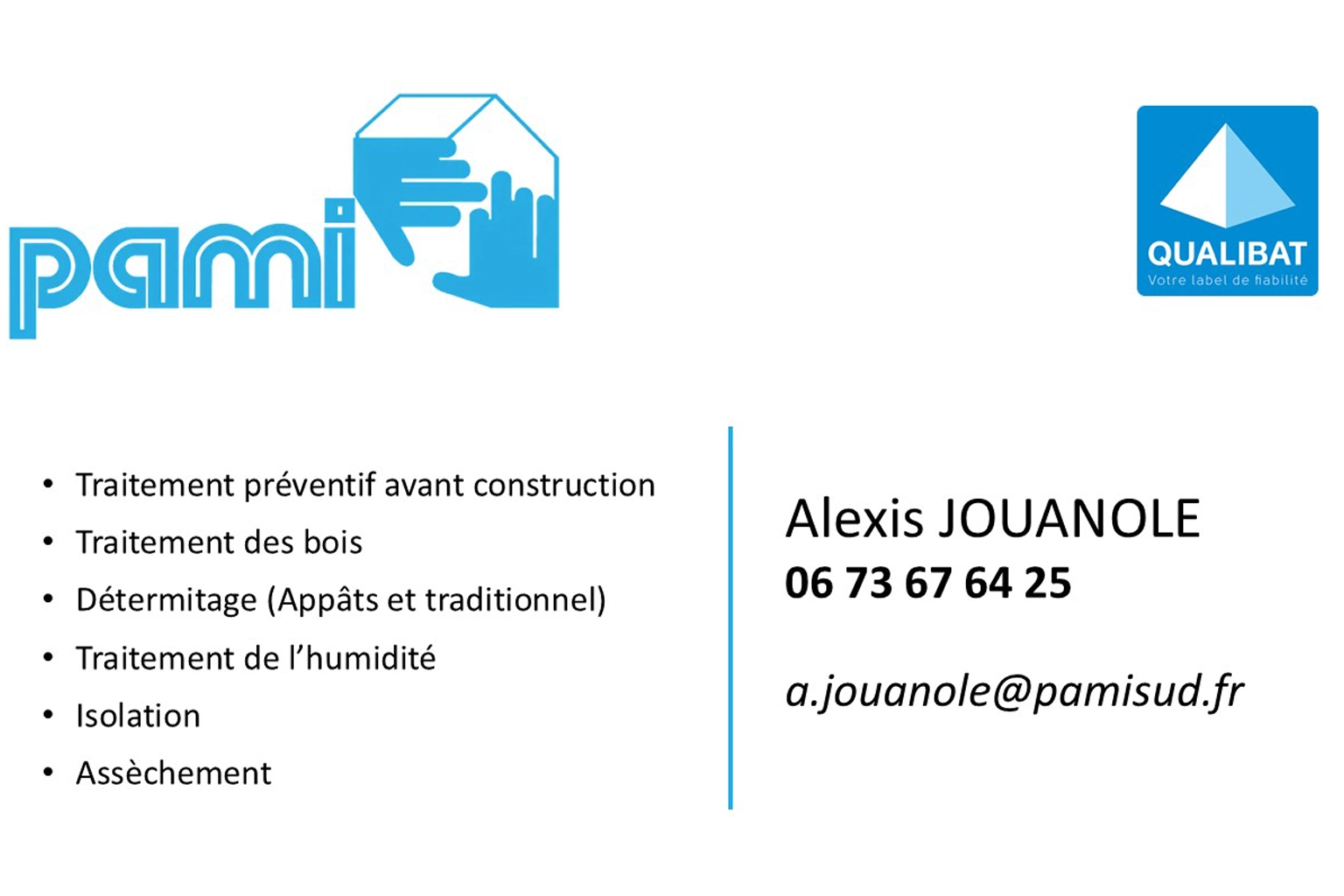 Alexis Jouanole, technicien certifié PAMI 11