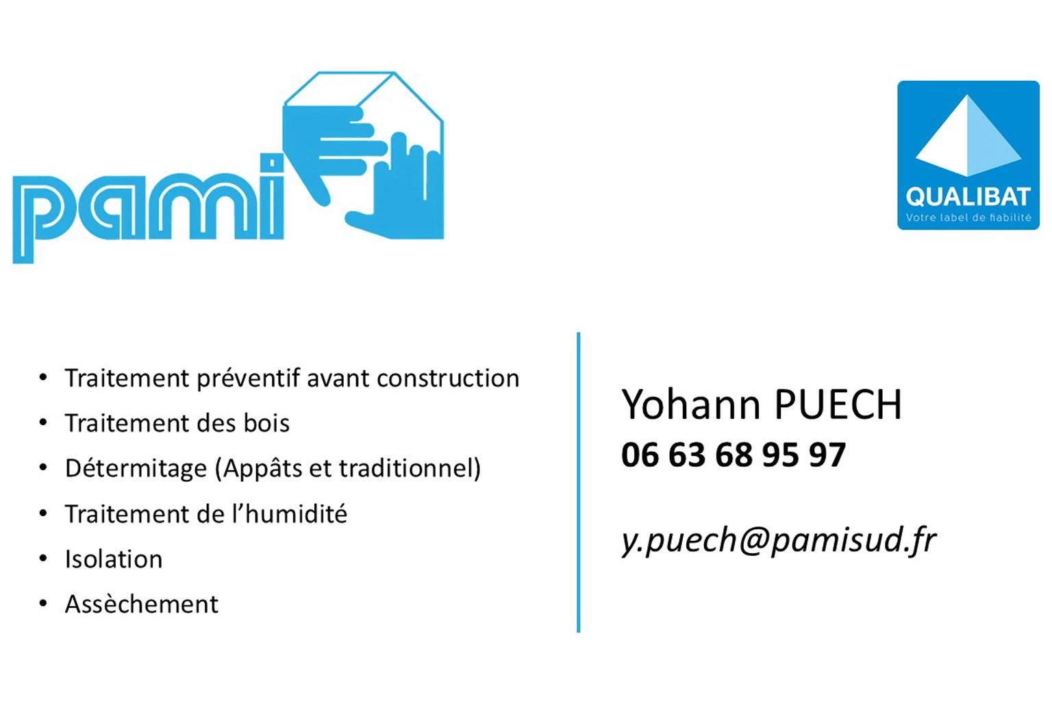 Yohann Puech, technicien certifié PAMI 46