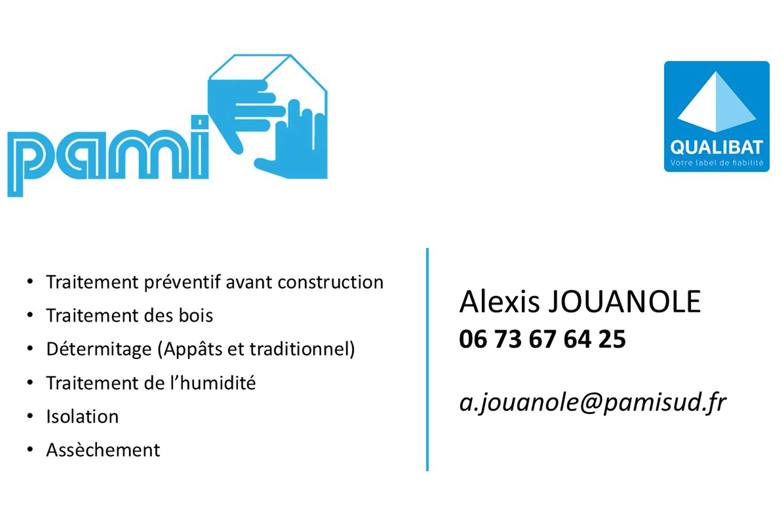 Alexis Jouanole, technicien certifié PAMI 66