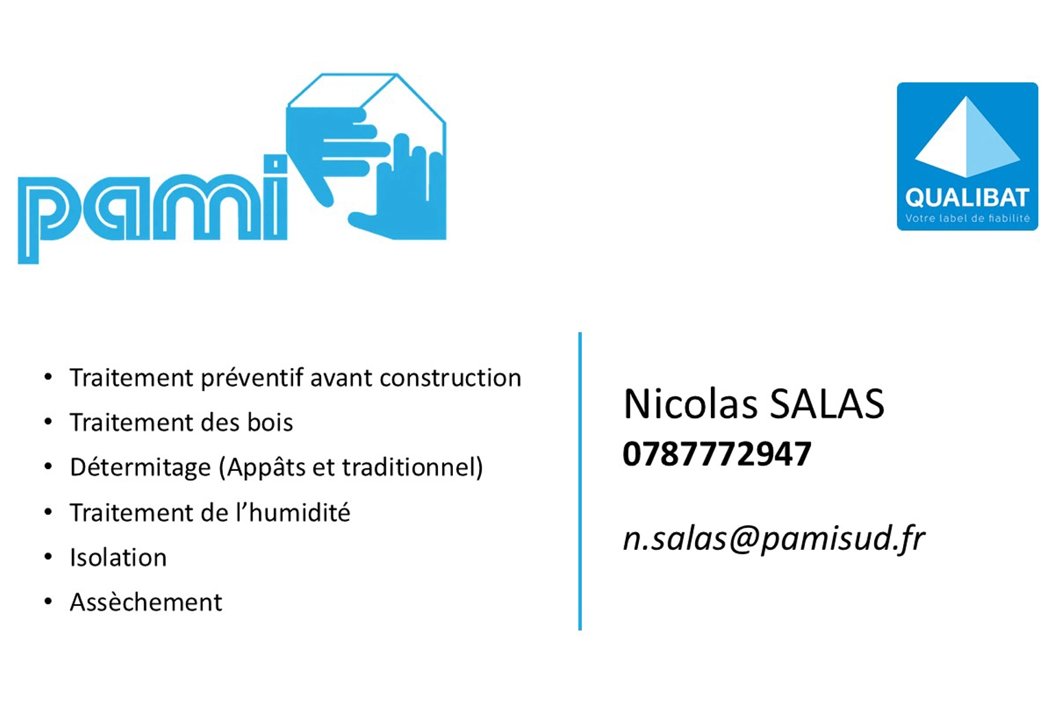 Nicolas Salas, techniciens certifiés PAMI 12