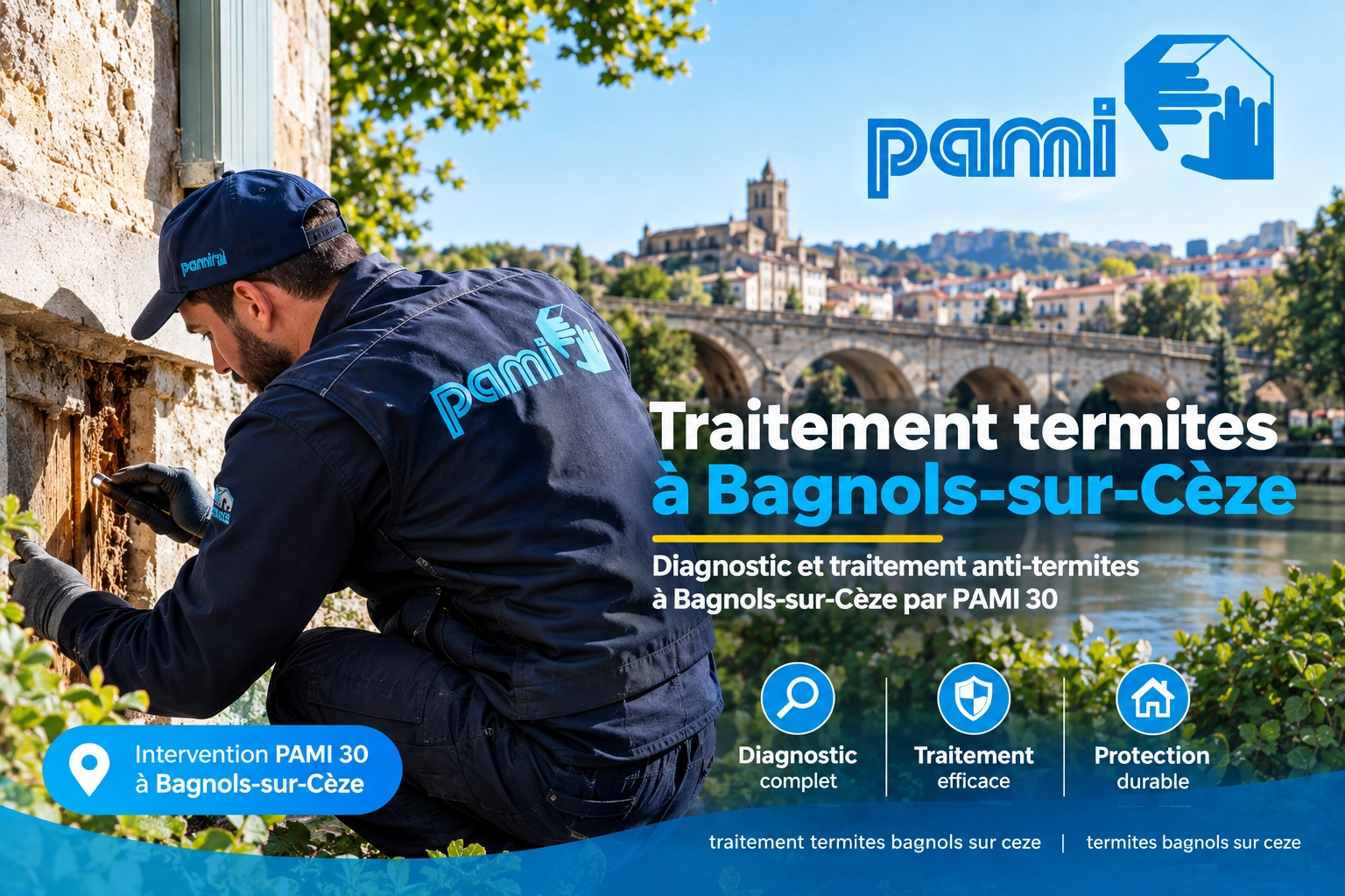 Traitement anti-termites à Bagnols-sur-Cèze